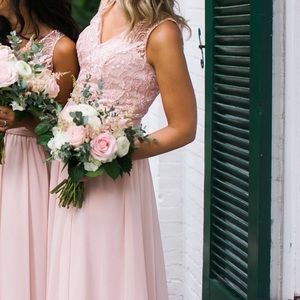 Blush Pink Bridesmaid Dress